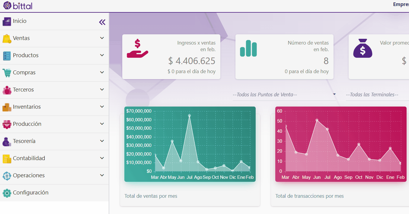 Configuración - Impuestos y Retenciones - Impuestos de venta